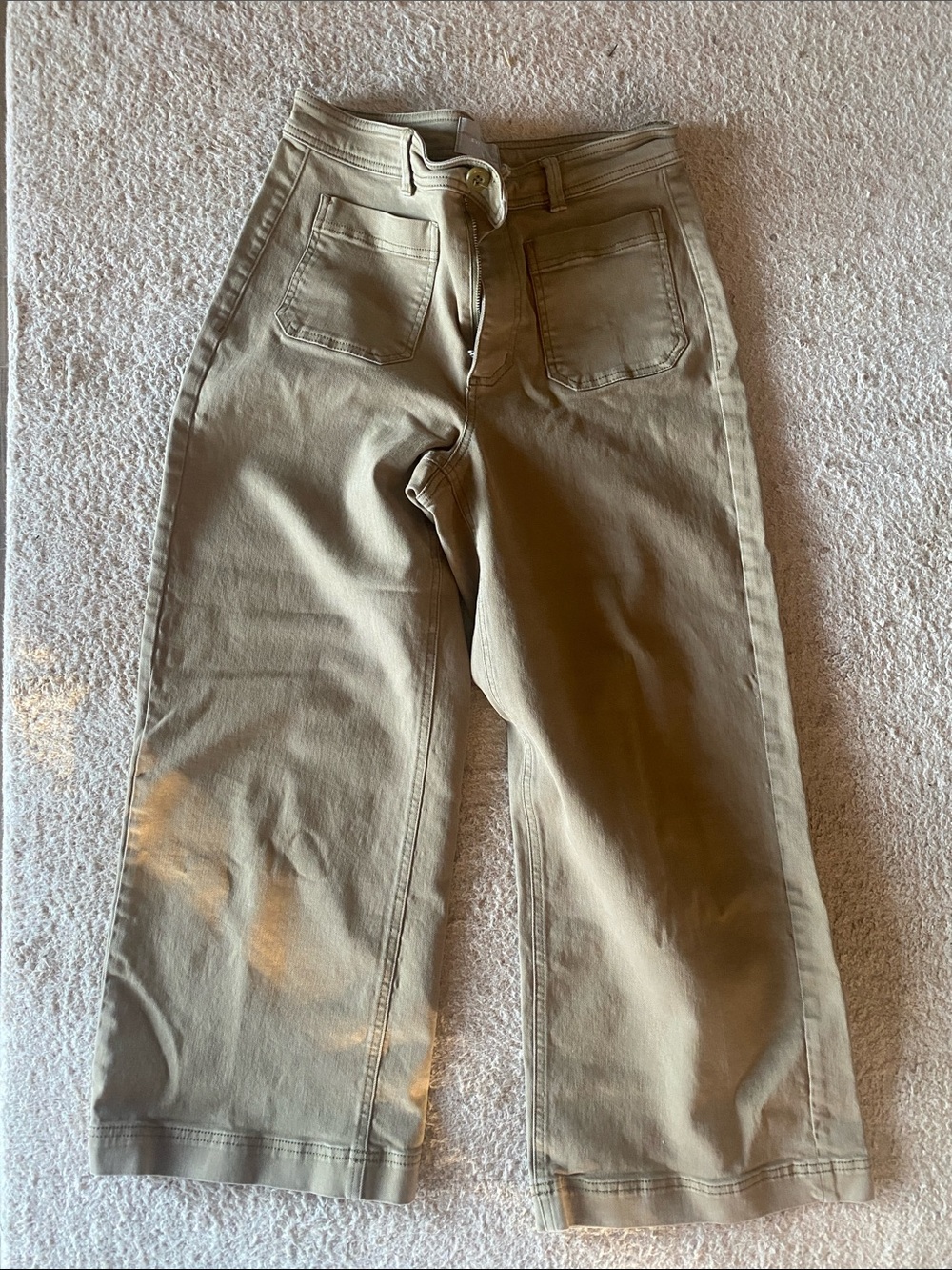 Everlane wide leg patch pocket pant size 6